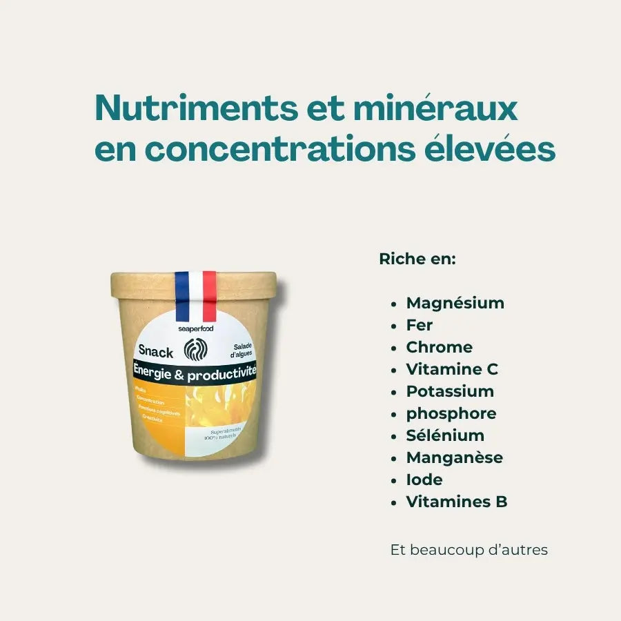 Snacks "Énergie et productivité"